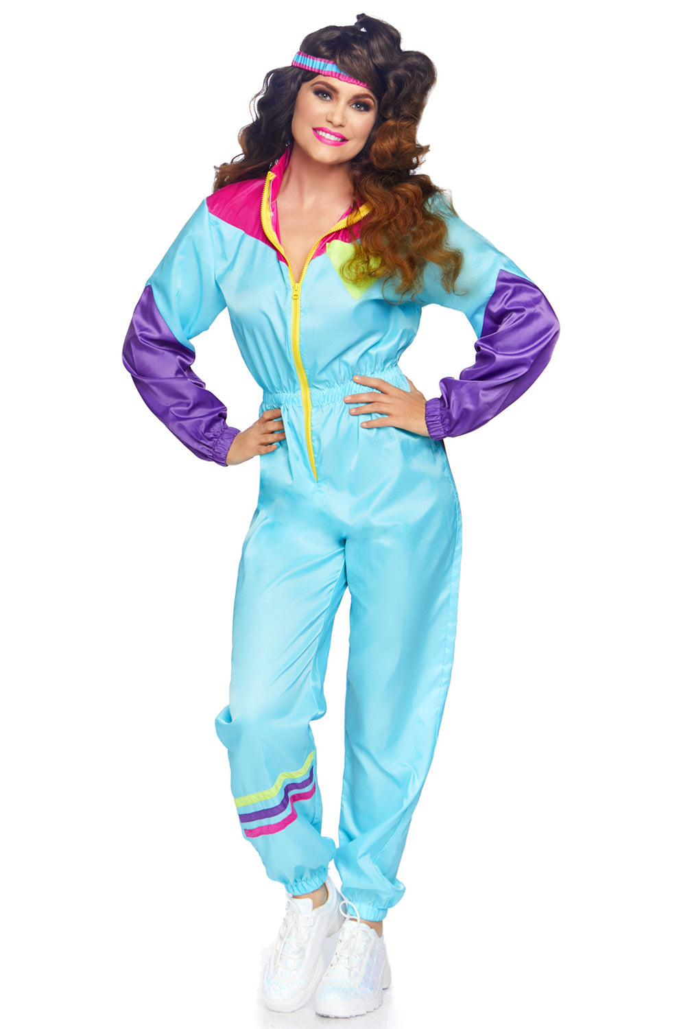 Women's Totally Awesome 80s Ski Suit Adult Costume