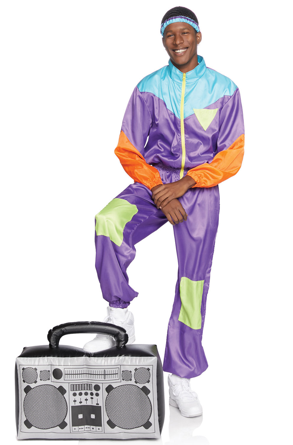 Men's Totally Awesome 80s Ski Suit Adult Costume