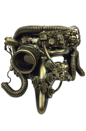 Steampunk Pantalone Mask (Gold)