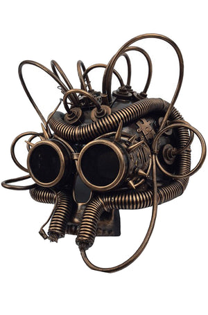 Robot Skull Mask (Copper)