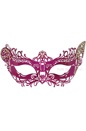 Winged Angel Venetian Mask (Hot Pink)