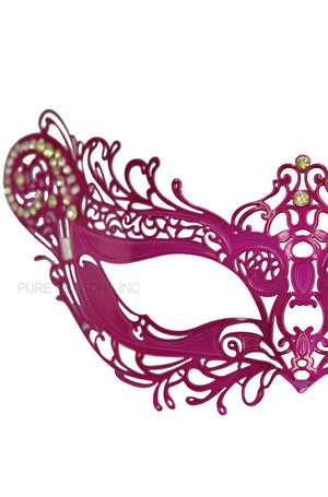 Winged Angel Venetian Mask (Hot Pink)