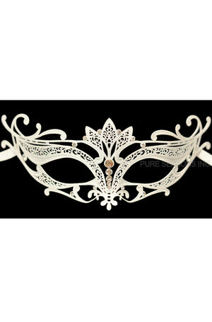 Princess Venetian Mask (White)