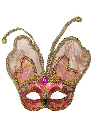 Venetian Butterfly Mask (Red)