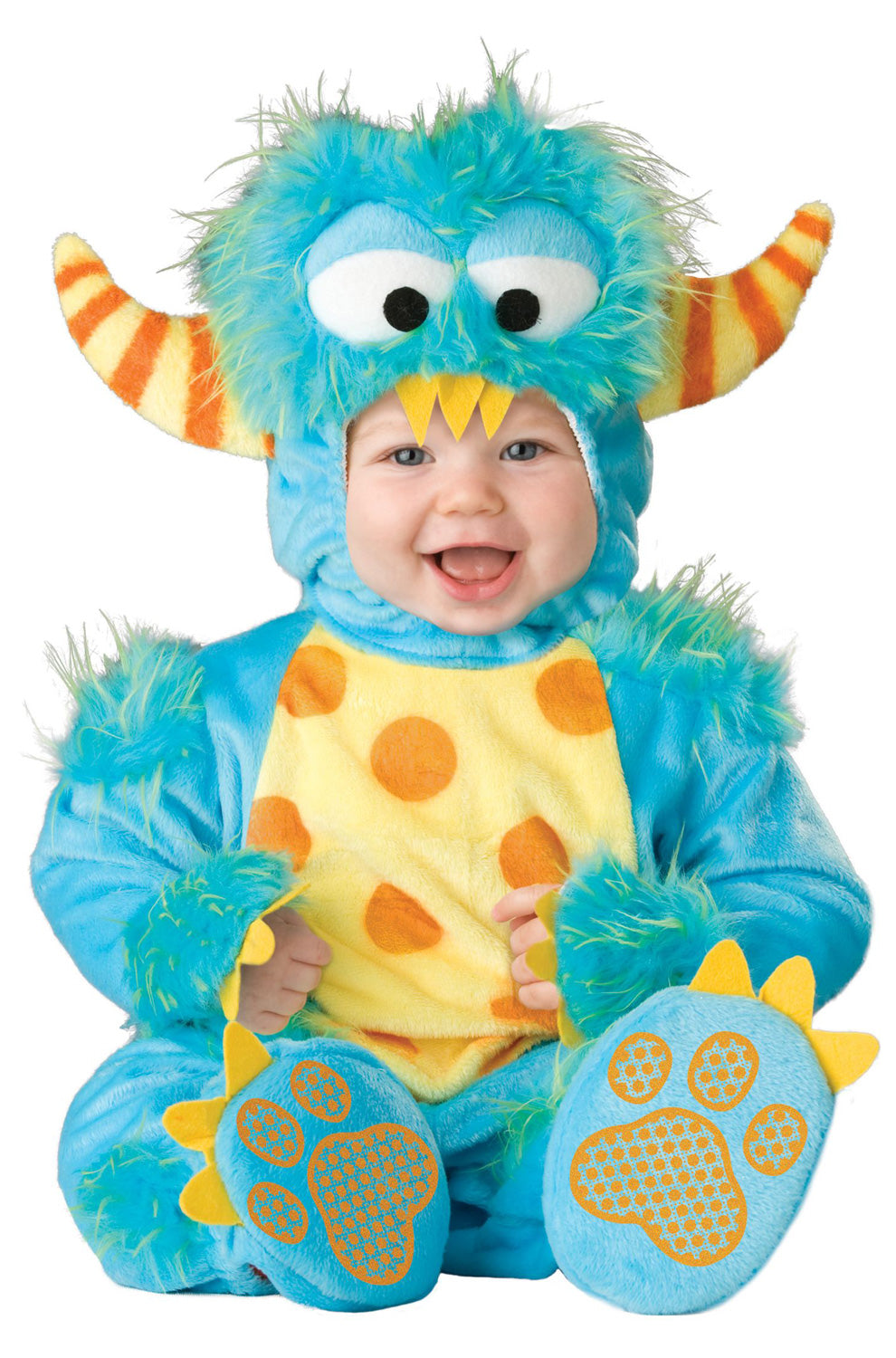 little monsters costume In Character Lil Monster Halloween Costume, Size: 12-18, Blue