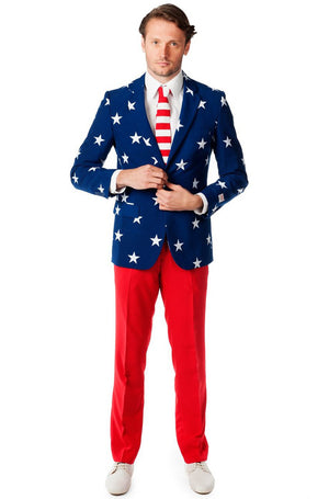 Stars and Stripes Suit Adult Costume