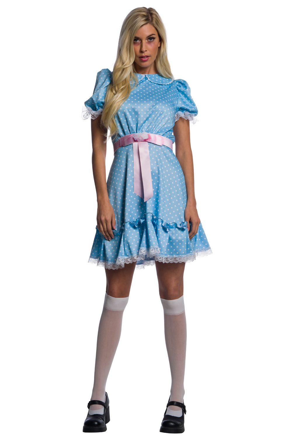 blue shining twins dress Orion Costumes The Shining Grady Twins Costume | Authentic Movie Design | Adult Small Blue 95664