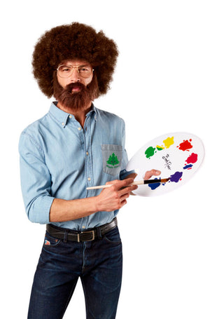 Bob Ross Adult Costume Top