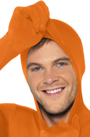 Second Skin Suit Adult Costume (Orange)