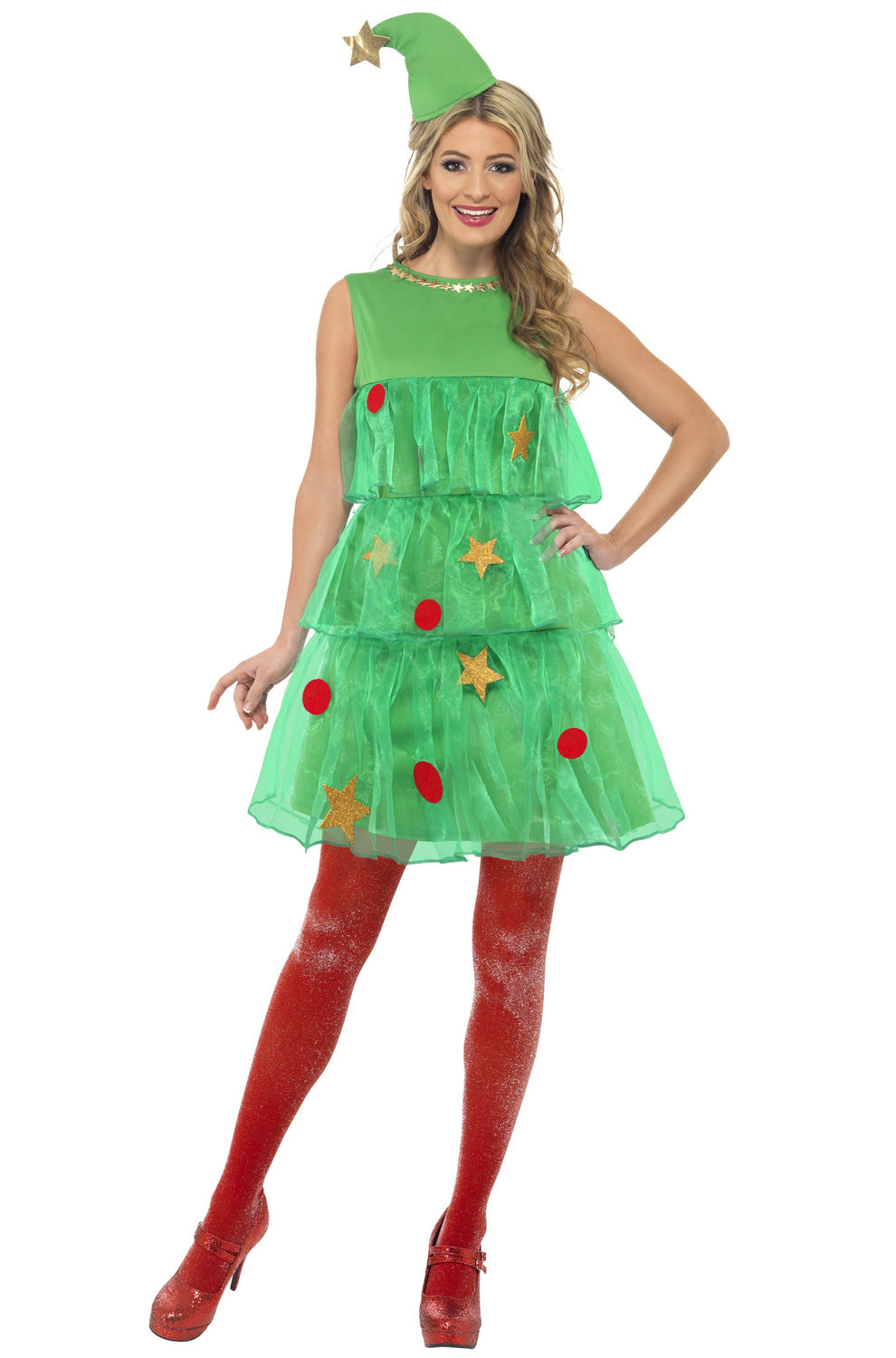 Christmas Tree Dress Adult Costume