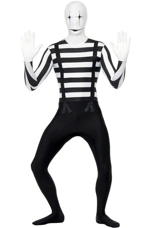 Mime Second Skin Adult Costume