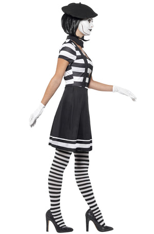 Lady Mime Artist Adult Costume
