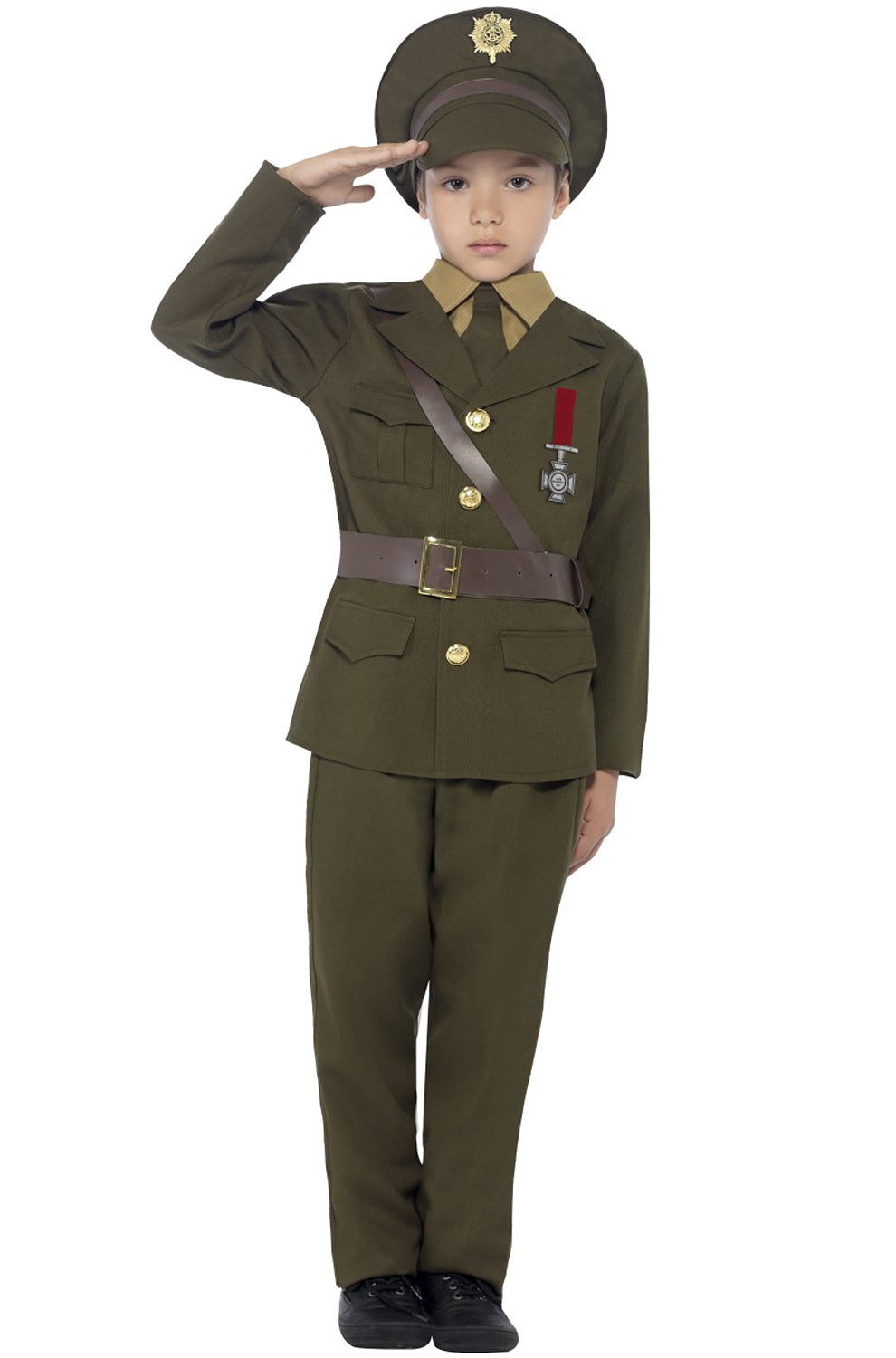Vintage Army Officer Child Costume