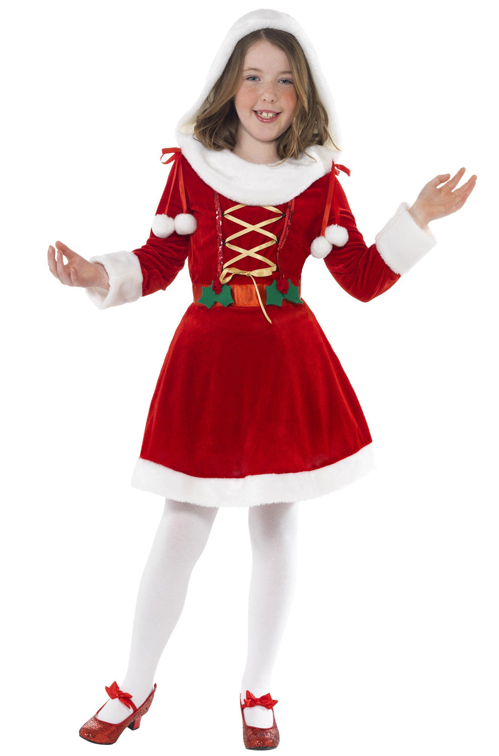 cute santa dress Little Miss Costume, Large (Age 10-12) Color:Custom Color (For Free) SOSJAN26 WEDTREND Women Ivory Maxi 7 and 8
