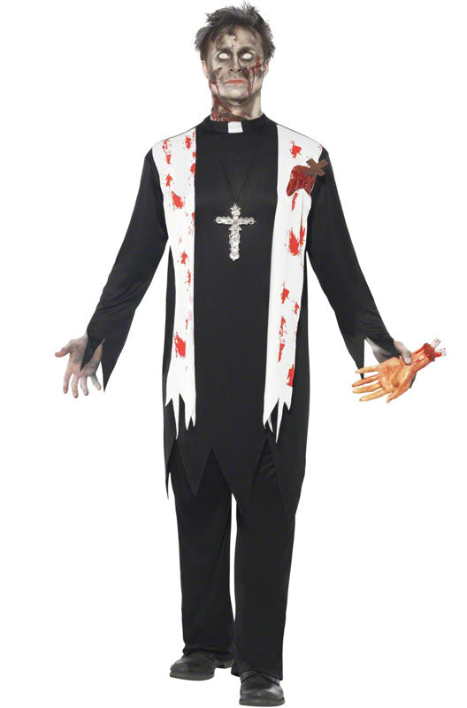 Zombie Priest Adult Costume Medium