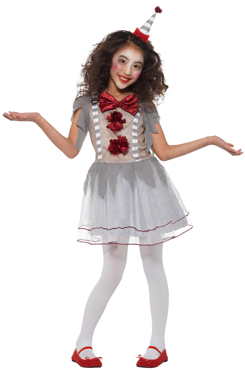 clown dress Vintage Clown Girl Costume