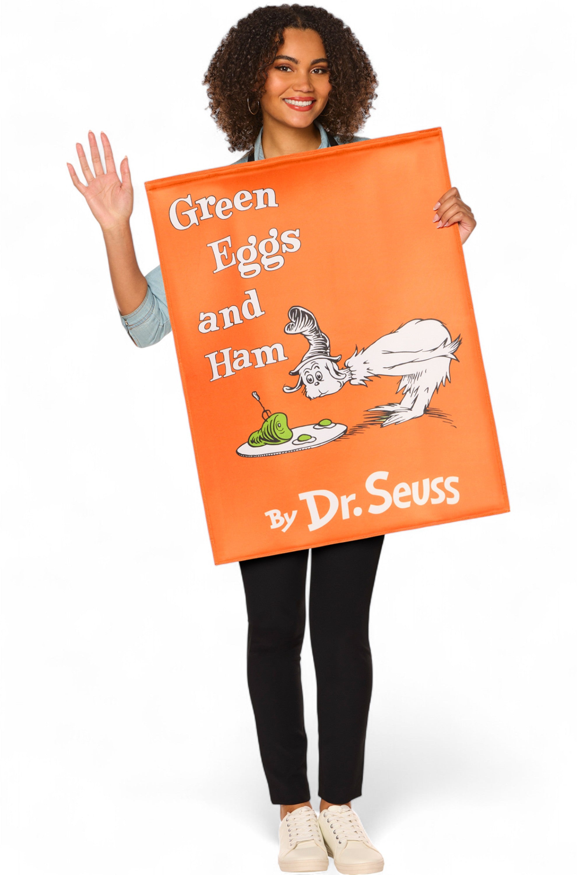 Green Eggs and Ham Book Cover Adult Costume