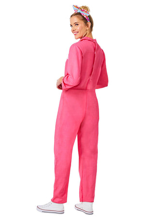 Barbie Pink Power Jumpsuit Adult Costume