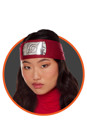 Sakura Red/Hidden Leaf Headband