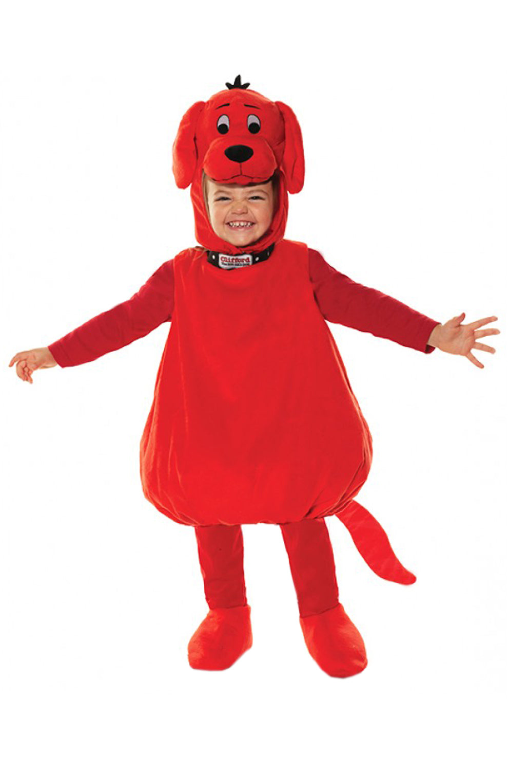 Clifford The Big Red Dog Deluxe Toddler Costume