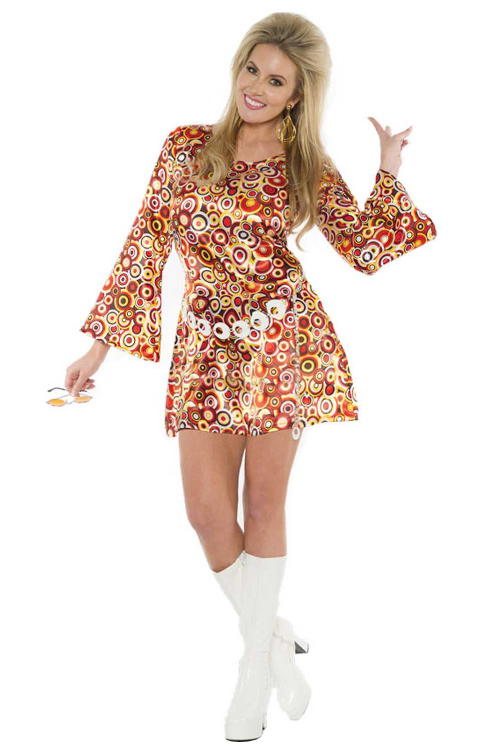 Disco Circle Dress Adult Costume