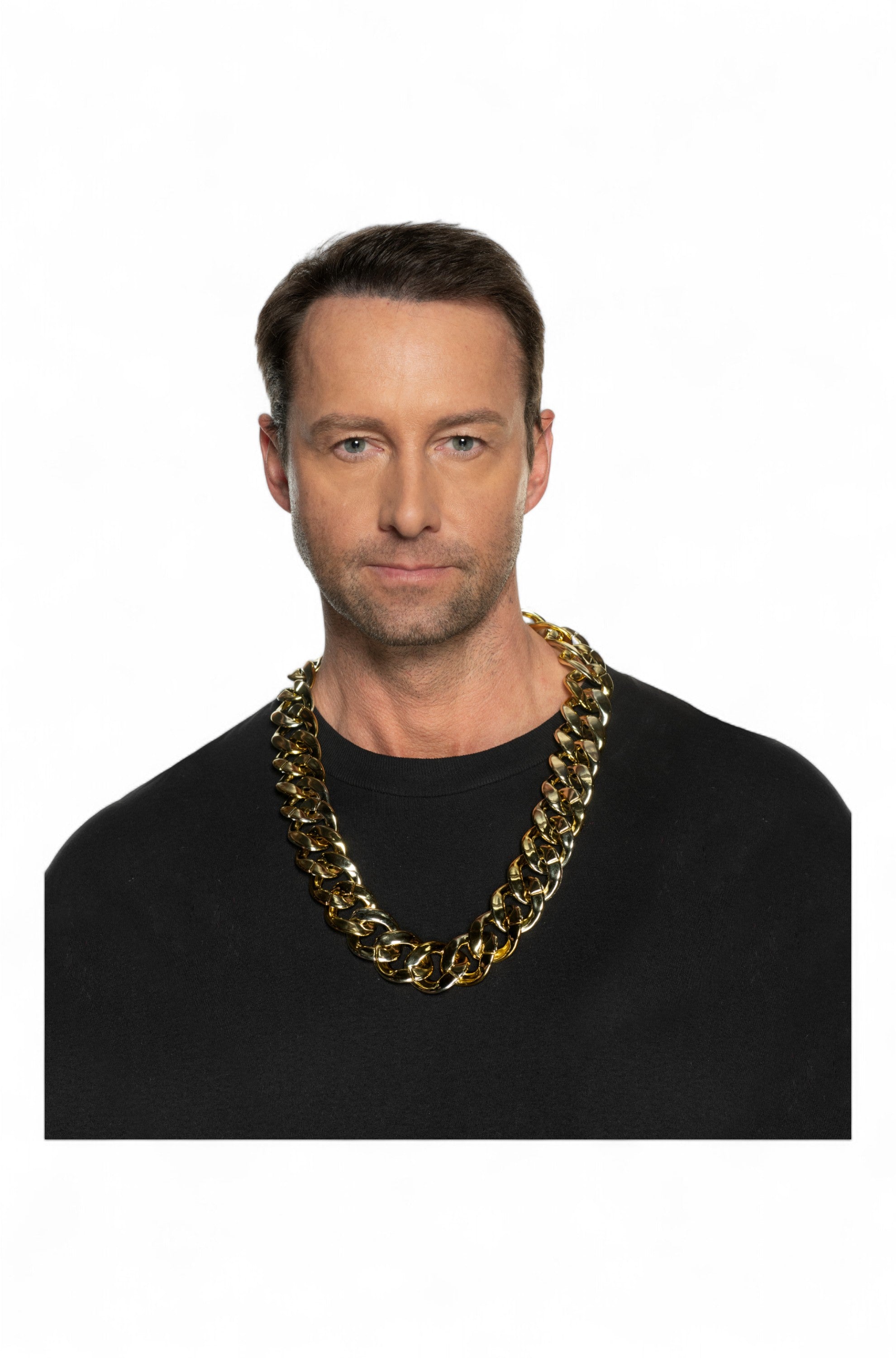 Large Hip Hop Chain Necklace (Gold)