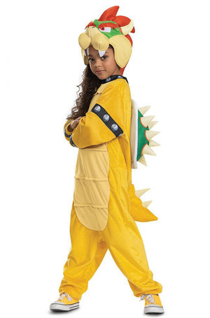Bowser Hooded Jumpsuit Child Costume