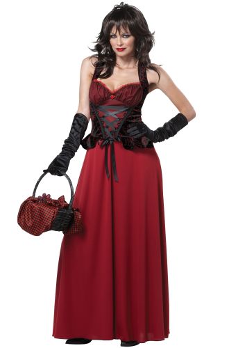 Dark Red Riding Hood Adult Costume