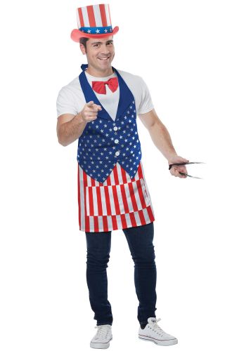 4th of July Apron Adult Costume