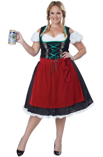 Oktoberfest Fraulein Plus Size Costume