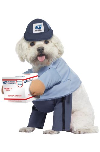 US Mail Carrier Pup Pet Costume