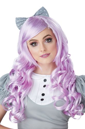 Lavender Cosplay Doll Adult Wig