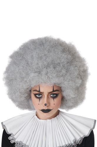Jumbo Afro Adult Wig (Grey)