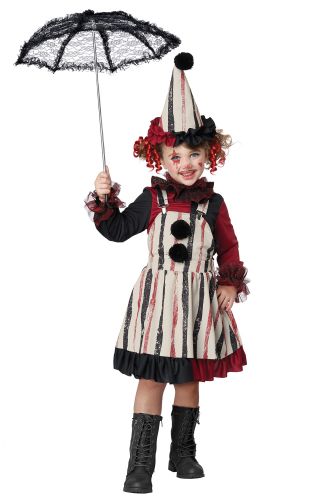 Clever Lil' Clown Toddler Costume