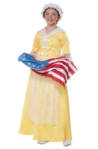 Betsy Ross an American Icon Child Costume