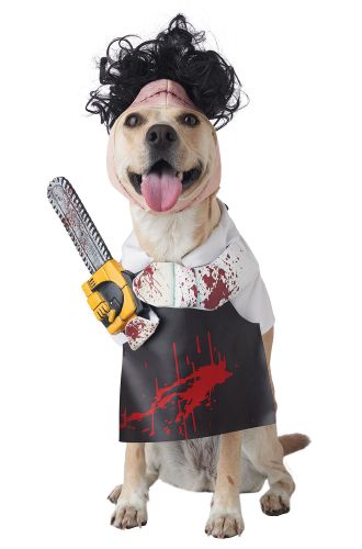 Texas Chainsaw Mutt-Sacre Pet Costume
