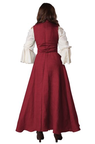 Medieval Overdress Adult Costume (Red)