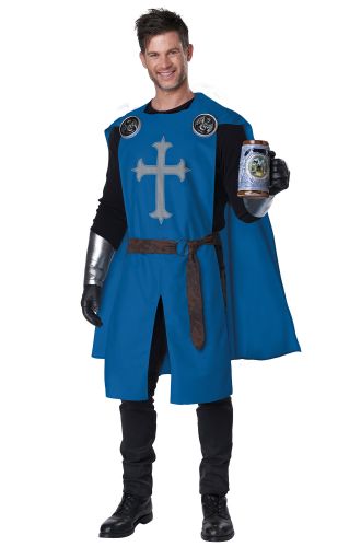 Knight's Surcoat Adult Costume (Blue)
