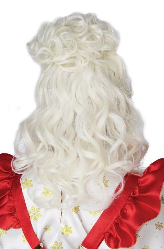 Mrs. Claus Wig and Bun Clip