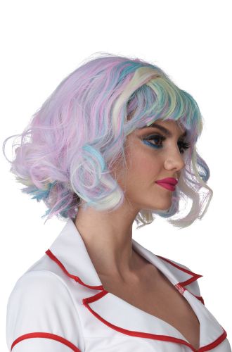 Pastel Rainbow Adult Wig