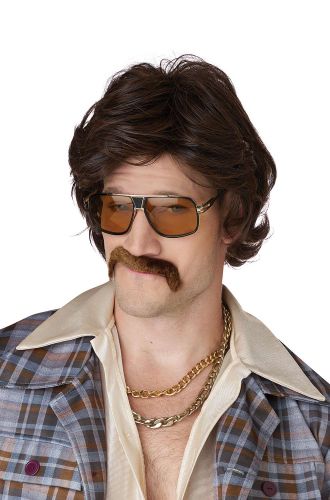 70s Disco Daddy Wig and Moustache