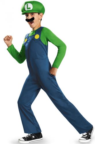 Luigi Classic Child Costume