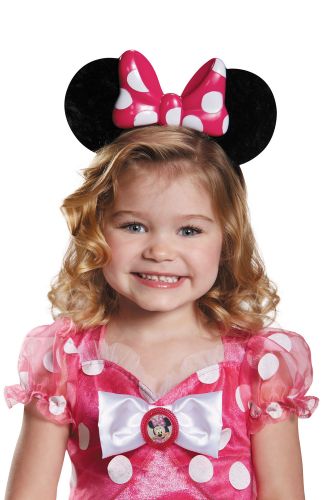 Pink Minnie Mouse Lite-Up Child Ears