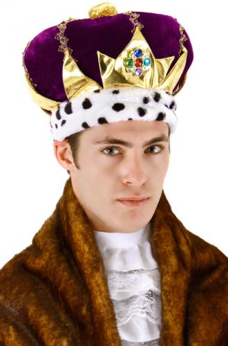 Purple King Crown Accessory