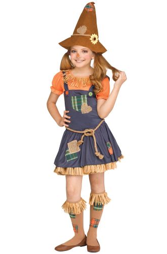 Sweet Scarecrow Girl Child Costume