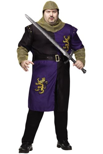 Fierce Renaissance Knight Plus Size Costume