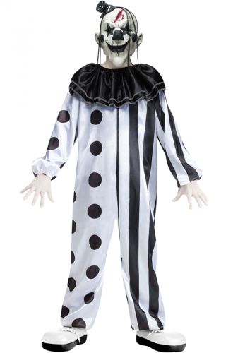 Crazy Killer Clown Child Costume
