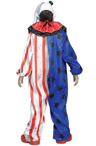 Evil Circus Clown Child Costume