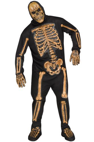 Realistic Skelebones Plus Size Costume