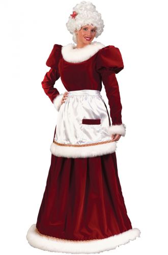Velvet Mrs Claus Adult Costume